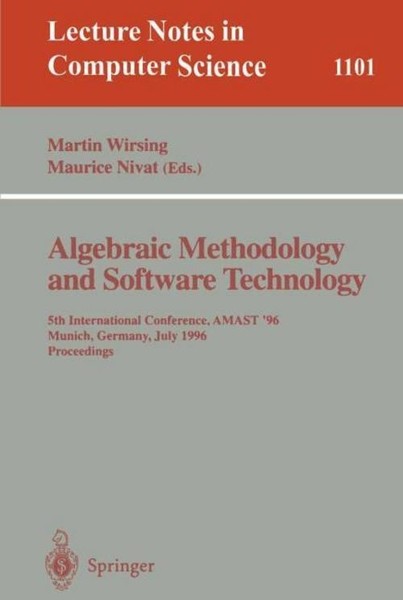 Algebraic Methodology And Software Technology Martin Wirsing-image