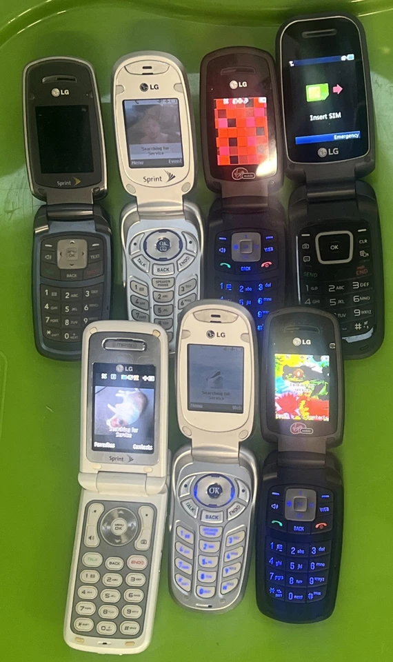 7 Fully Functional LG Basic phone lot - Sprint, Metro PCS, Virgin Mobile, Flip - Image 3 of 4