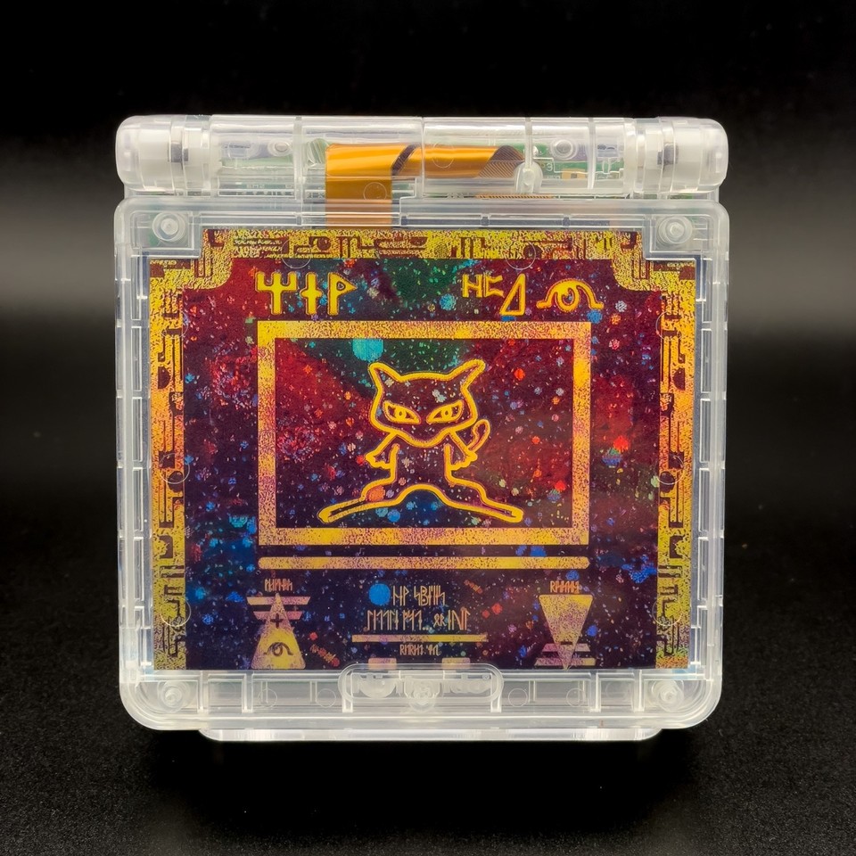 Nintendo Game Boy Advance SP 2026 IPS V5 Screen Pokemon Ancient Mew ...