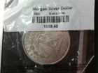 1883 P Morgan Silver Dollar $1 EF Littleton Cellophane Wrap