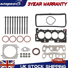 CYLINDER HEAD GASKET SET & HEAD BOLTS FOR CITROEN PEUGEOT 1.4 PETROL ENGINE
