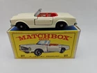 Lesney Matchbox Mercedes Benz 230 SL E4 Box White W/ Red Interior England Clean