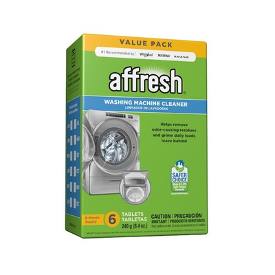 #ad AFFRESH WASHING MACHINE CLEANER Cleans Front Top Load Washers 6 Tablets Cleaning $11.98