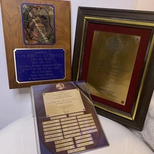 Supervisory DEA Agent Career Award Plaques | LA Gang Task Force | Florida