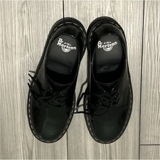 Dr. Martens US 9 Black Patent Leather Lace-Up...