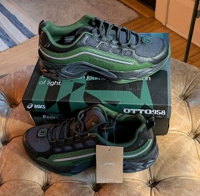 NWT Otto 958 ASICS PROTOBLAST-CMLVIII Green Graphite Sz 10 Sneaker Retail $220