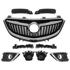 For 2019 2020 Buick Envision Front Grille Bumper Fascia Reinforcement Fog Lights