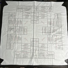 Vintage Goren Bridge Table Cover – Vinyl Card Table Mat – Clean, Minimal Wear