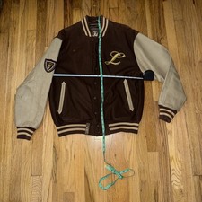 Vintage LRG Varisty Letterman Jacket Brown Si...