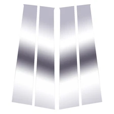 4pcs Chrome Window Pillar Post Cover Trim Decor Fit for Dodge Ram 1500 2500 3500