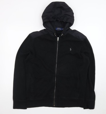 Basic Jacke Herren UK Größe L Polo Ralph Lauren schwarz