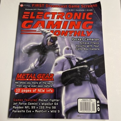 Electronic Gaming Monthly No. 110 (September, 1998) Metal Gear Solid Magazine