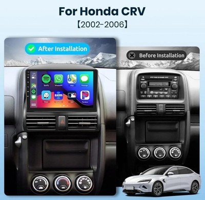 9'' Honda CRV 2002-2006 Android 14.0 Car Stereo Radio GPS WIFI Carplay 4+32GB R