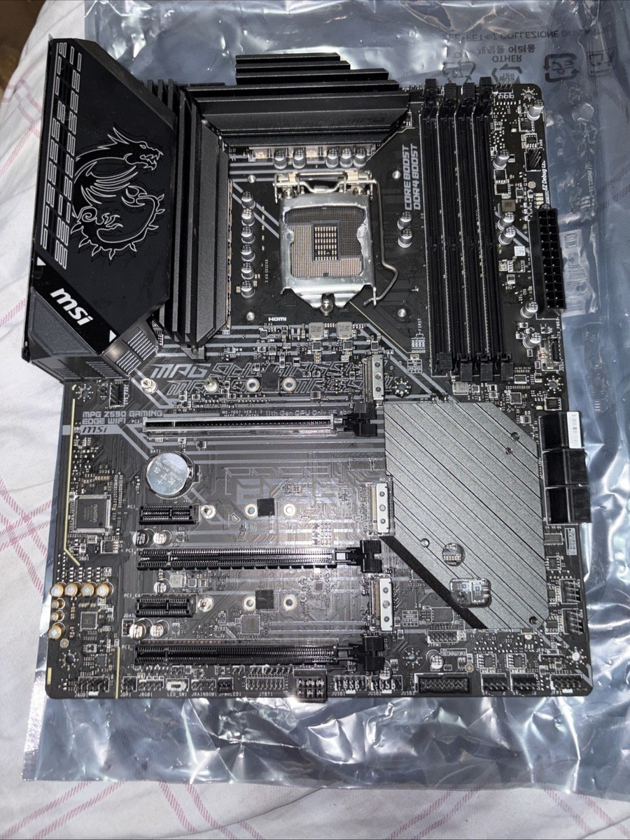 マザーボード MSI MPG Z590 GAMING EDGE WIFI LGA 1200 MSI MPG Z590 Gaming Edge WiFi LGA 1200 Motherboard 4*DDR4 DP/HDMI