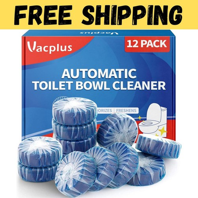 #ad #ad Vacplus Automatic Toilet Bowl Cleaner Tablets Bathroom Toilet Tank Cleaner NEW . $12.97