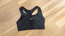 Nike Dri Fit Women's Black Sports Bra With Racer Back Size Small