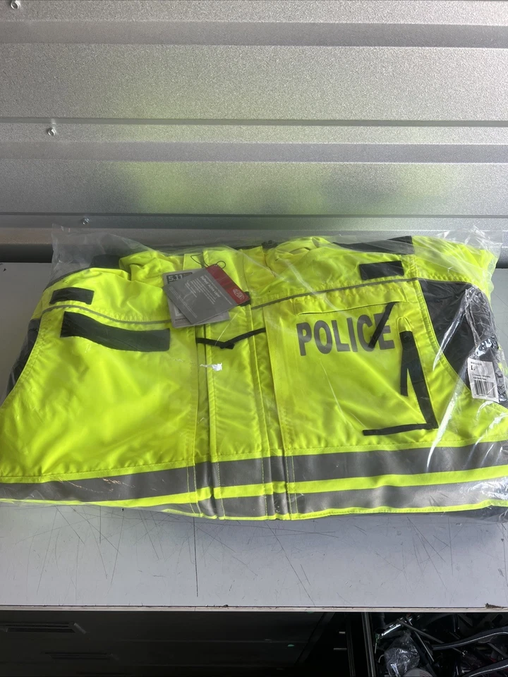 5.11 Responder Hi-Vis Parka 724 Dark Navy Police Mens L …b42 - Image 3 of 3