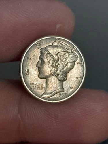 1937- P Mercury Dime Uncirculated #3