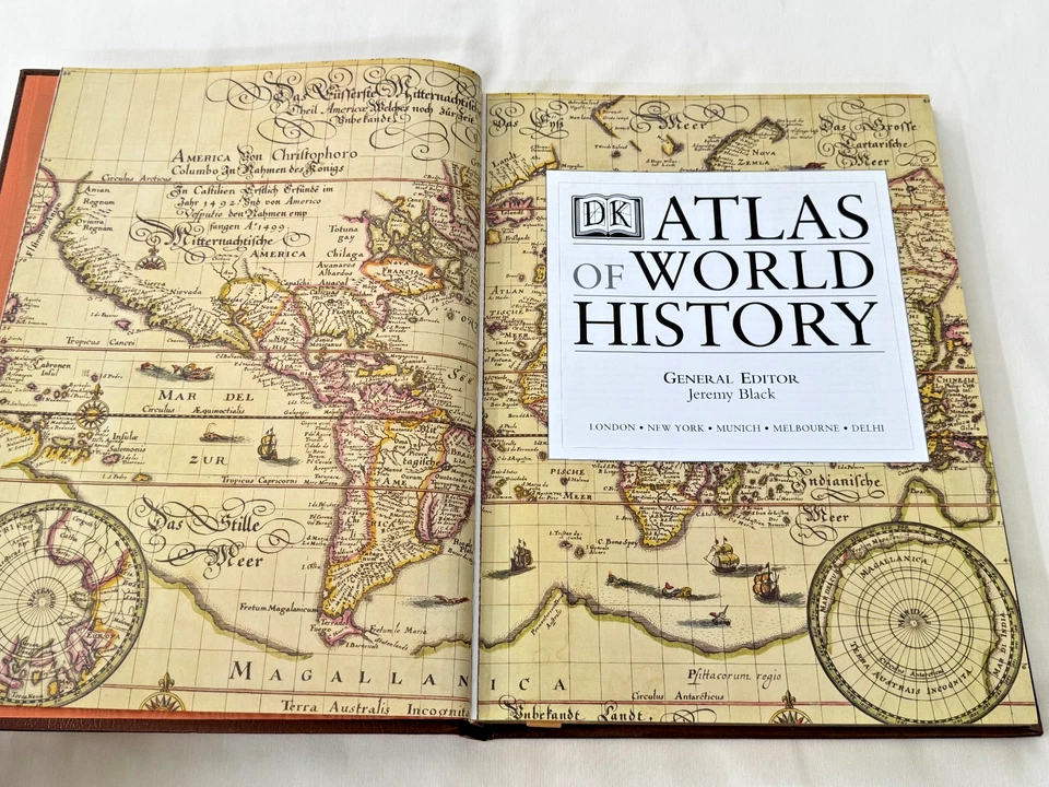Easton Press ATLAS OF WORLD HISTORY Oversized Leather Collector's Edition MINT - Image 3 of 4