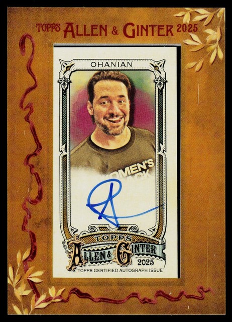 2025 Topps Allen & Ginter Framed Mini Non-Baseball Autos #MA-AO Alexis Ohanian