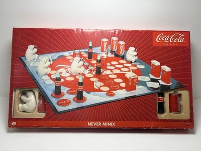Coca-Cola Never Mind! Brettspiel (2003)   komplett mit Box & Spielmaterial