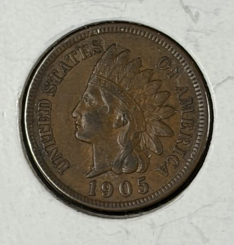 1905 Indian Head Cent Penny FULL LIBERTY VF / XF