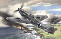 Icm 48102 Messerschmitt Bf 109F-2 Wwii In 1:48 Bausatz Neu+Ovp