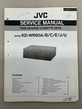 JVC KD-W90 Original Service Manual Free Shipping