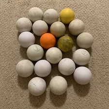20 Used Lacrosse Balls Practice/Recreation - All Meet NCAA Standards And Used