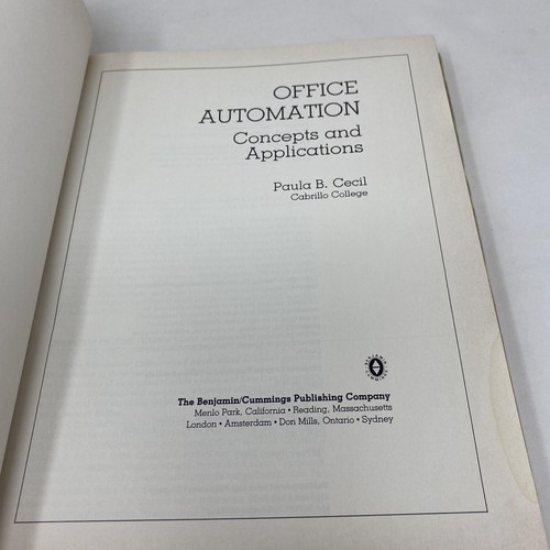 Office Automation : Concepts and Application by Paula B. Cecil - Foto 10 di 11