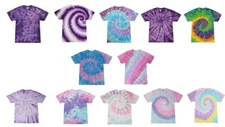 Pick a Purple Tie Dye T-Shirts Adult  S M L XL 2XL 3XL 4XL 5XL Cotton Colortone