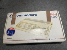 Vintage Commodore AMIGA A500 Computer Boxed (UNTESTED)