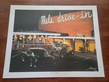 American Graffiti Mel's Drive-In A Night To Remember Art Print By Tim Frederick