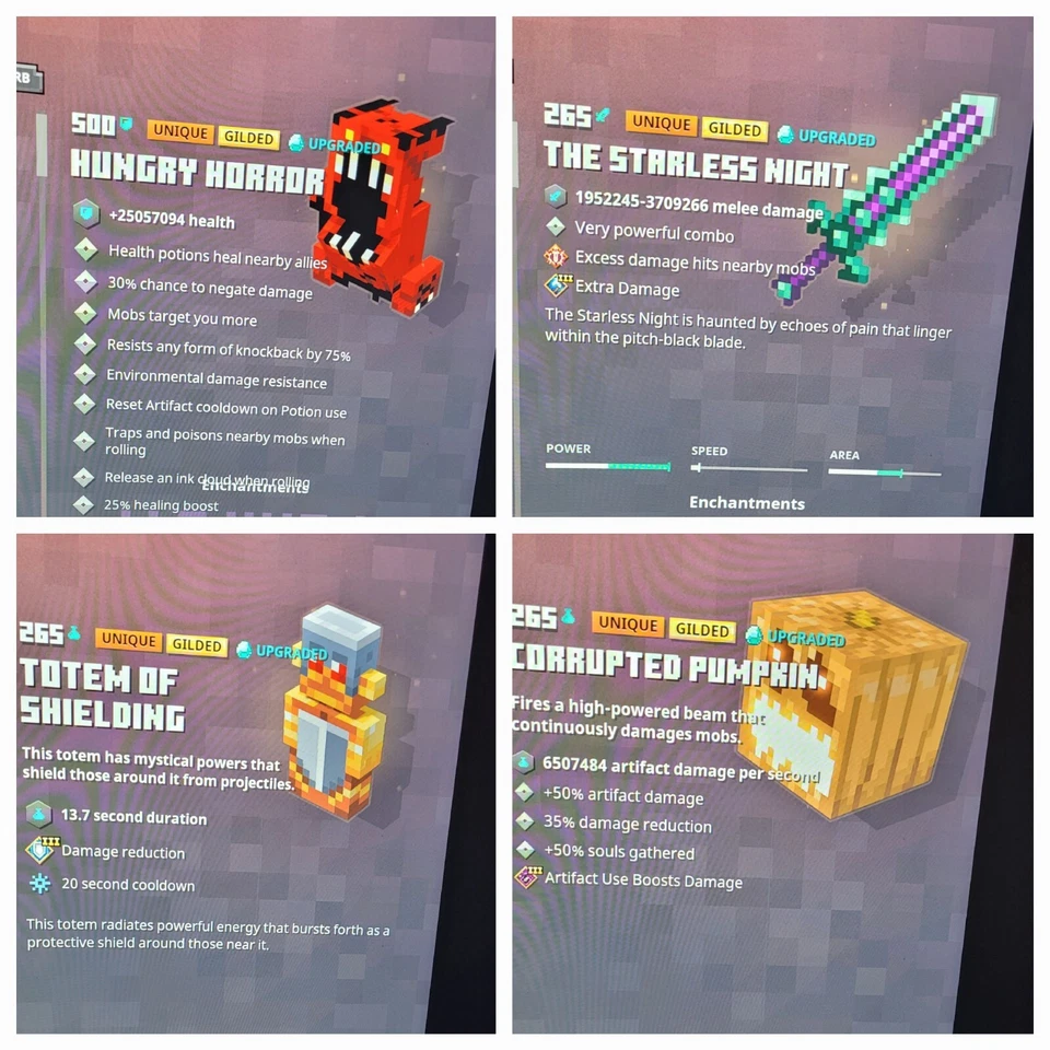 Minecraft Dungeons - Armor Unique Gilded Perfect Xbox/PS4/Switch/PC - Image 4 of 4