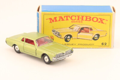 MATCHBOX SERIES 62 * MERCURY COUGAR  * OVP * 1968 * GREEN