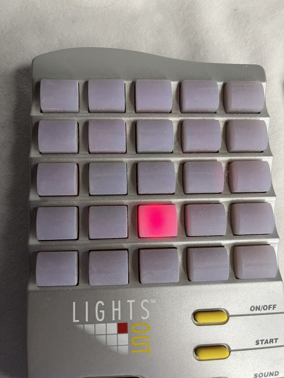 Vintage 1995 Tiger Electronics Lights Out Handheld Puzzle Game Tested