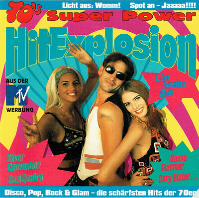 (CD) 70's Super Power Hit Explosion - Slade, Hello, Gary Glitter, T. Rex