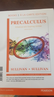 Precalculus Enhanced With Graphing Utilities Books A La Carte Edition By 9780134120188 Ebay - 
