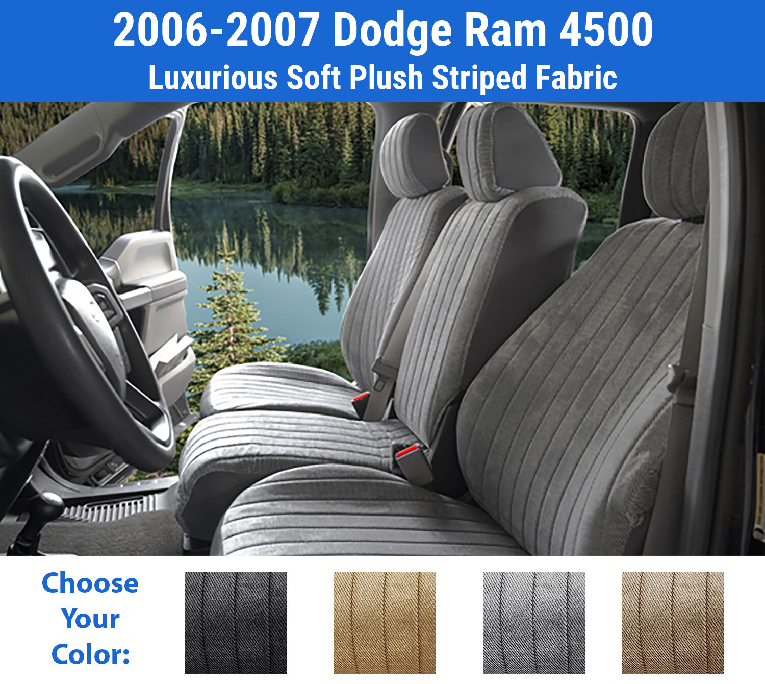 Madera Seat Covers for 2006-2007 Dodge Ram 4500