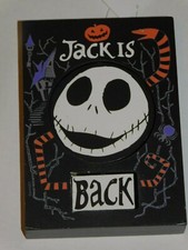 The Nightmare Before Christmas Jack is Back Plaque Wooden Sign Out or Back