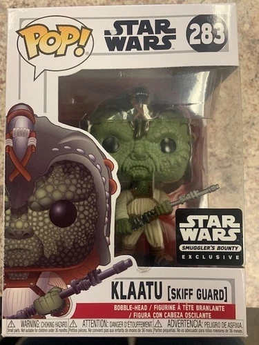 FUNKO POP STAR WARS KLAATU 283 IN ORIGINAL BOX