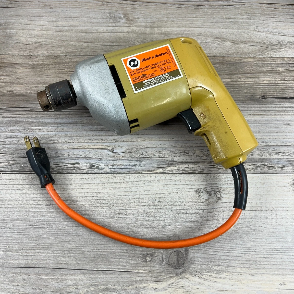 Black and decker 2024 corded drill old