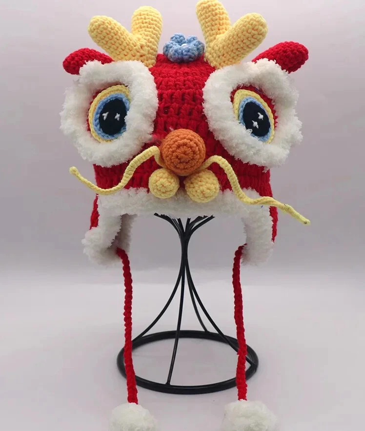 Sombrero de la Suerte Sombrero de Bebé Estilo Chino Sombrero Bordado Bebé Niños Paz Bebé Regalo Foto 2 de 4