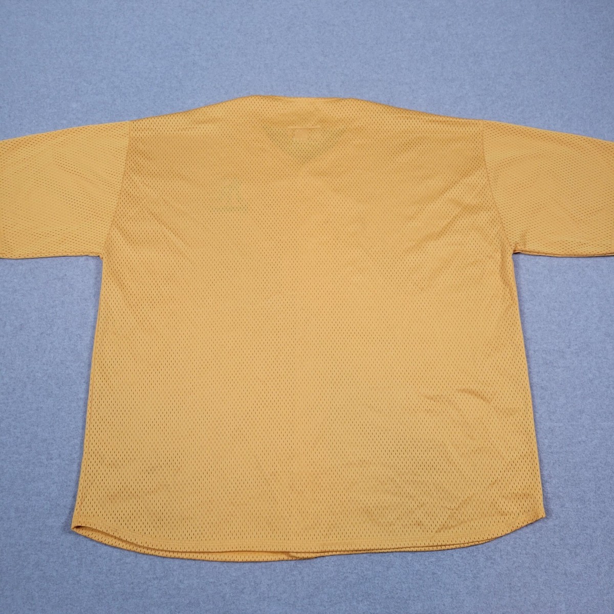 Vintage New York Yankees Jersey Men 2XL Yellow Adidas 90s Made in