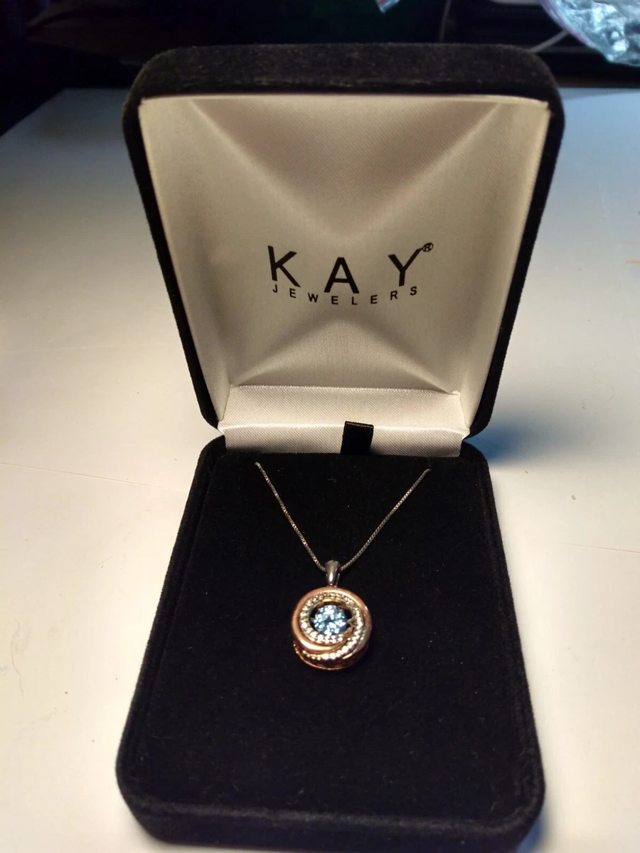 Kay Jewelers .925 Sterling Silver and 10K Necklace. New in