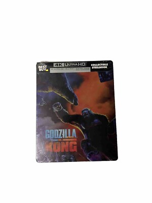 Godzilla Vs Kong (4K Ultra HD, Blu-ray, 2021)  Limited Edition Steelbook