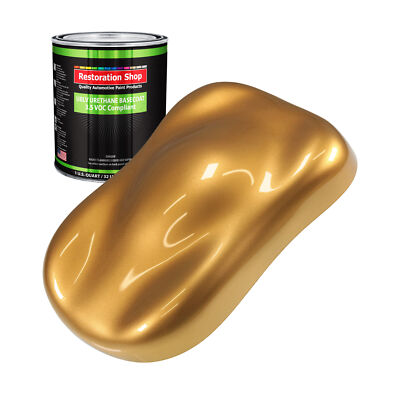Autumn Gold Metallic 1 Quart Low VOC URETHANE BASECOAT Car Auto Body Paint