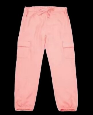 EPIC THREADS Girls Cargo Pocket Joggers Coral Topaz Size 6X NWT $34