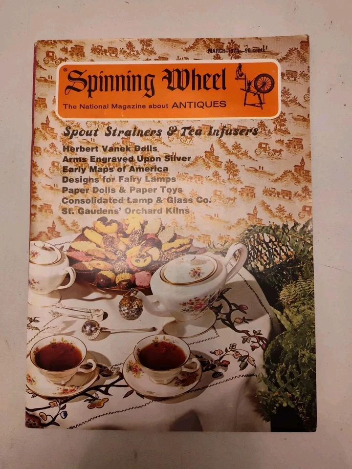 VTG 1974 Spinning Wheel National Magazine About Antiques Lot Of 9 NO October Foto 4 de 4
