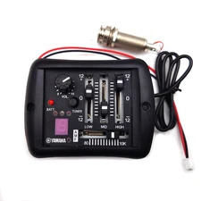 For Yamaha Acoustic Guitar Pickups 3-Bands Equalizer Tuner Preamp Piezo Pickups